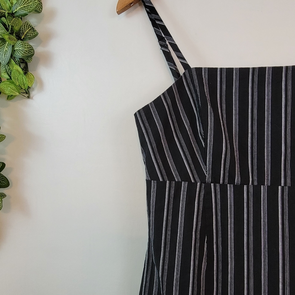 Kendall & Kylie Striped Strappy Body Hugging Mini Dress-Adjustable Strap, small - Picture 13 of 16